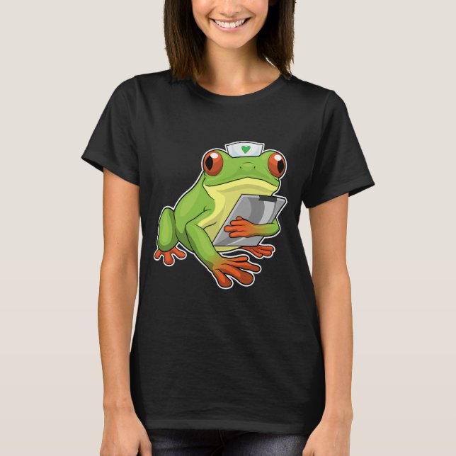 Frog Nurse T Shirt (Framsida)