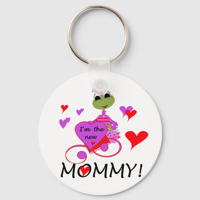 Frog Nya T-shirts och presenter av Mamma Nyckelring (Framsida)
