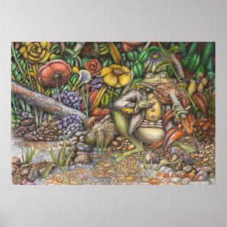 Frog och Fiddle - Poster