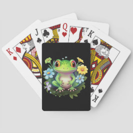 Frog och Flowers Casinokort