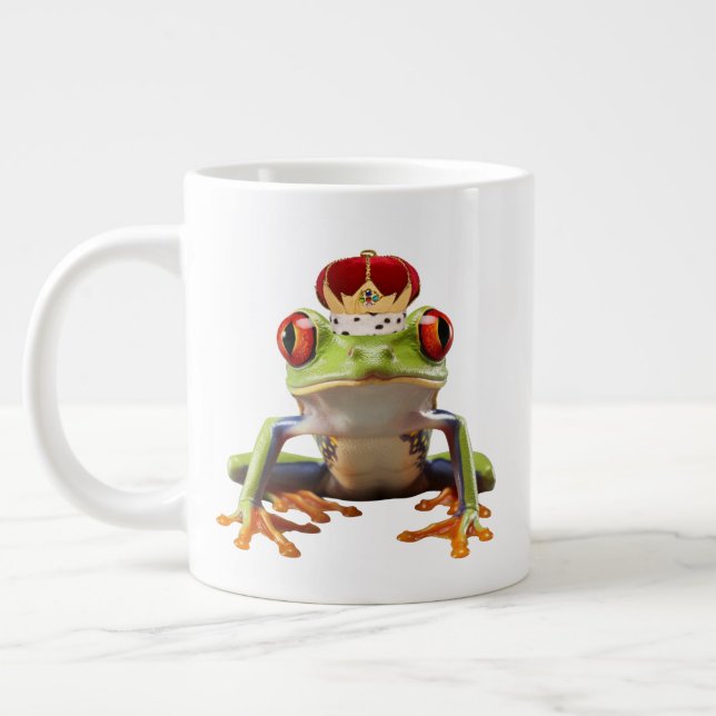 Frog och Krona Jumbo Mugg (Vänster)