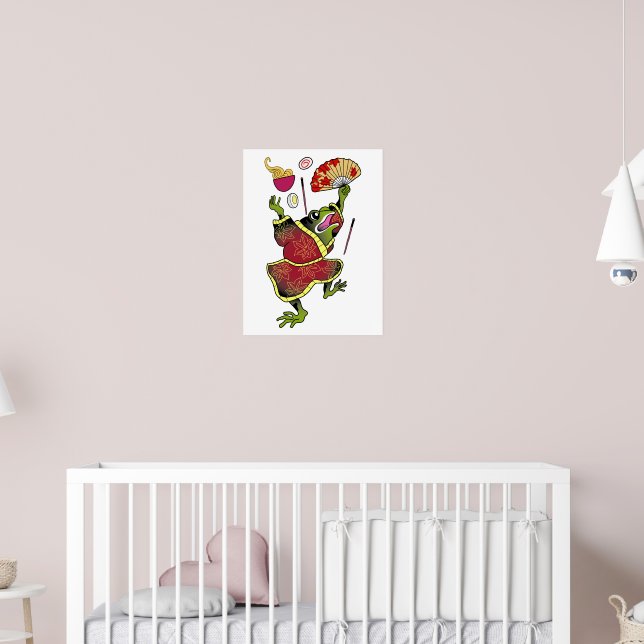 Frog och Ramen i Luft Poster (Barnkammare 2)