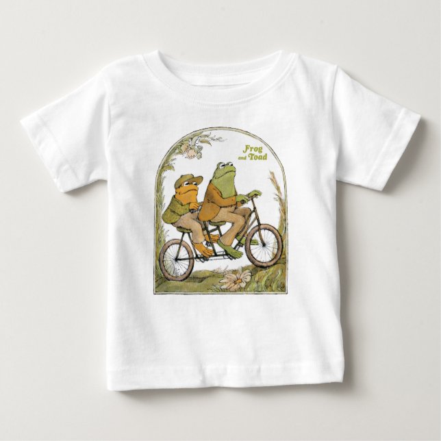 Frog och Toad Bicycle Byggt för två T Shirt (Framsida)