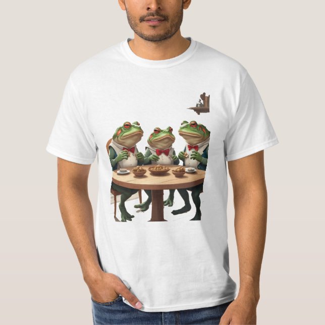 Frog och Toad: Vi borde sluta äta... T Shirt (Framsida)