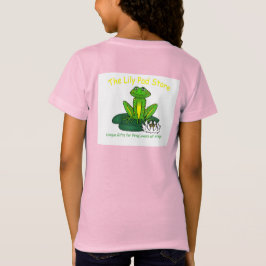Frog on a Lily Pad Kid's Pink  T Shirt