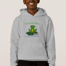 Frog on a Lily Pad Light Gray  T Shirt