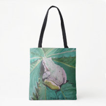 "Frog on Grönt" av AlarsenArtist Tote Bag