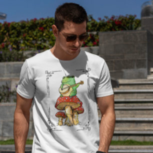 Frog on Mushroom T Shirt