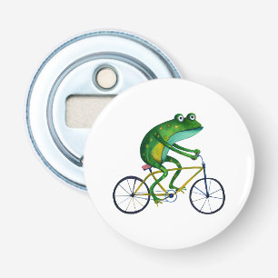 Frog på cykel flasköppnare