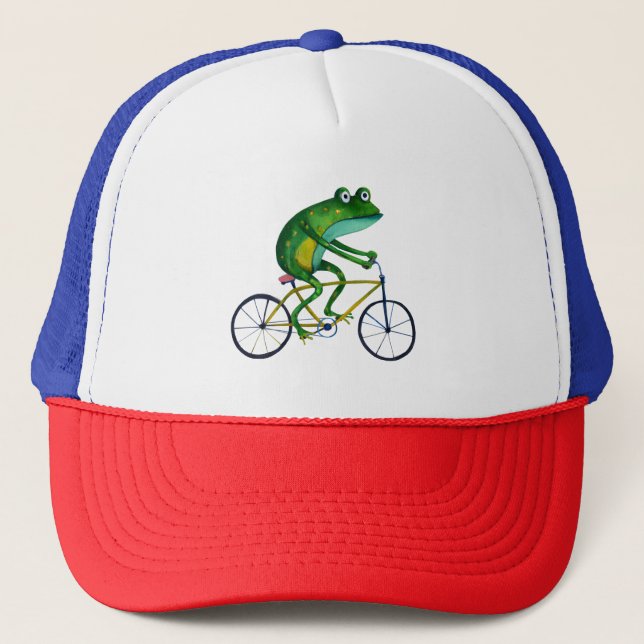 Frog på cykel keps (Framsida)