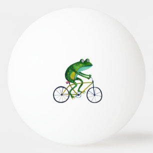 Frog på cykel pingisboll