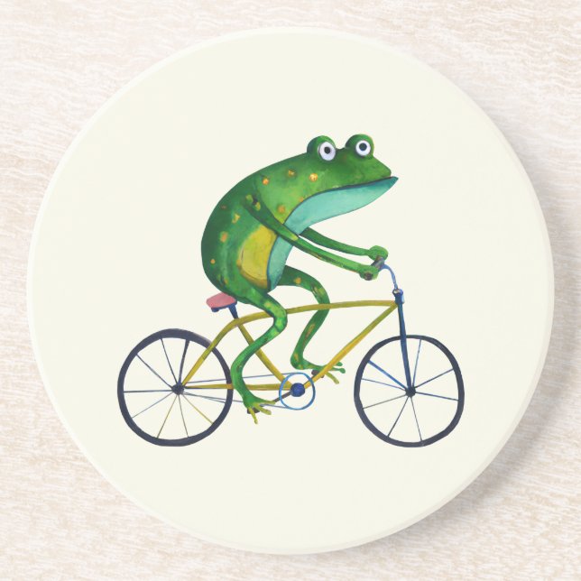 Frog på cykel underlägg (Framsidan)