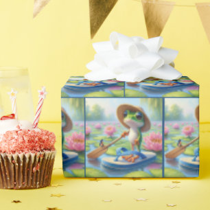 Frog på en Vänd-vänd Presentpapper