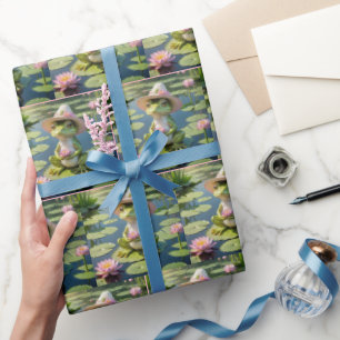 Frog på Lily Pad Presentpapper
