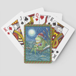 FROG PÅ LOG, CHRISTMAS DECK OF PLAYING CARDS Poker Casinokort