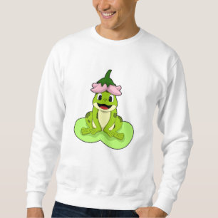 Frog på Löv Lång Ärmad Tröja