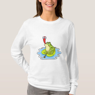 Frog på Löv med Insekt T Shirt