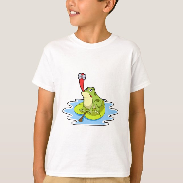 Frog på Löv med Insekt T Shirt (Framsida)