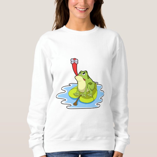 Frog på Löv med Insekt T Shirt (Framsida)