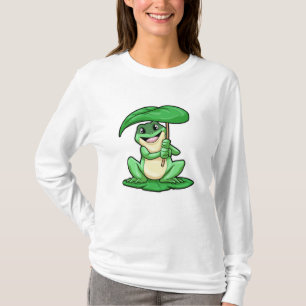 Frog på Löv med Parbrella T Shirt