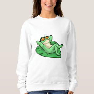 Frog på Löv med solglasögon T Shirt