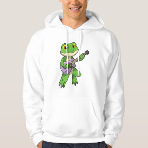 Frog på Music med Guitar Hoodie