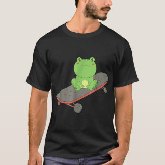 Frog på Skateboard (3) T Shirt