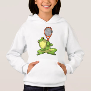 Frog på Tennis med tennis racket T Shirt