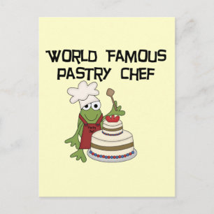 Frog Pastry Chef Tshirts och Gifts Vykort