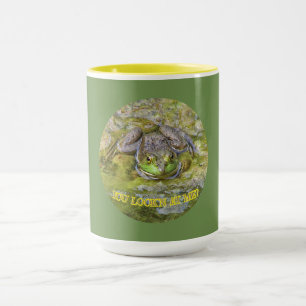 FROG PEERING PÅ DIG/DU SER PÅ MIG? MUGG