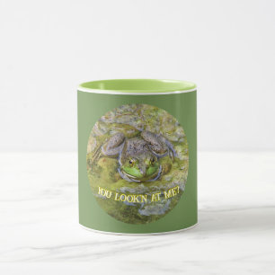 FROG PEERING PÅ DIG/DU SER PÅ MIG? MUGG