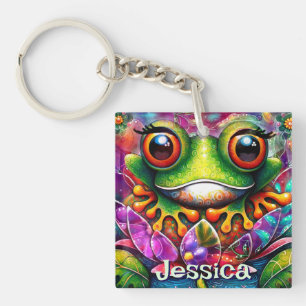Frog Personlig för konsthantkonsthantverk med Abst