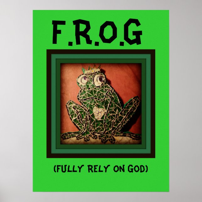 FROG Poster till fullo på Gud (Framsidan)
