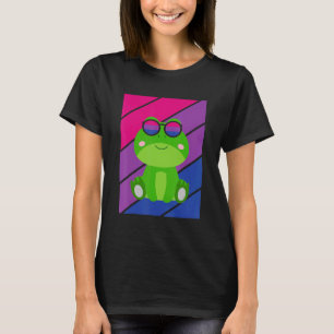 Frog Pride Bisexual Flagga LGBTQ Proud Ally Pride T Shirt