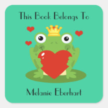 Frog Prince Bookplate