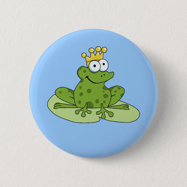 Frog Prince Button Knapp (Framsida)