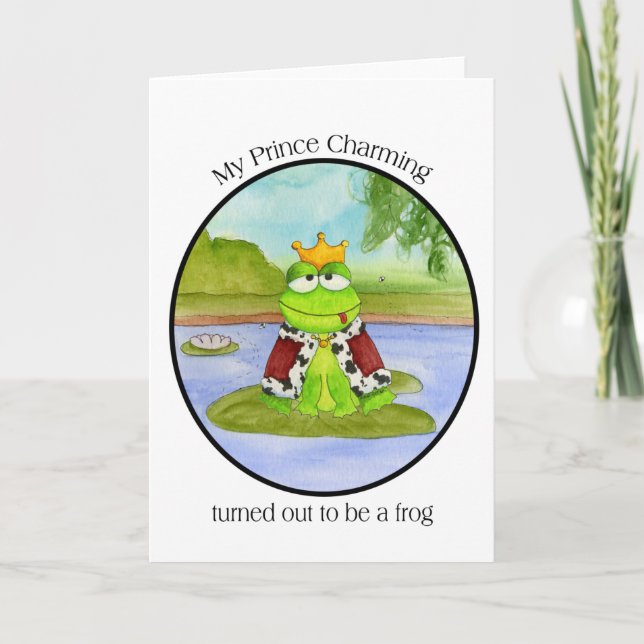 Frog Prince Card 2 Helgkort (Framsida)