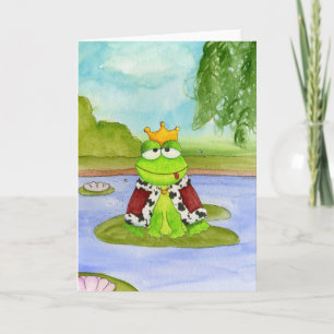 Frog Prince Card Helgkort