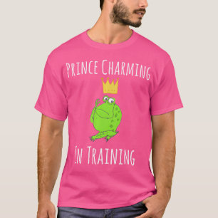 Frog Prince Charming in Training Småbarn Frog T Shirt