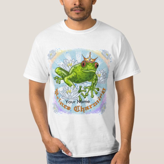Frog Prince Charming  T Shirt (Framsida)