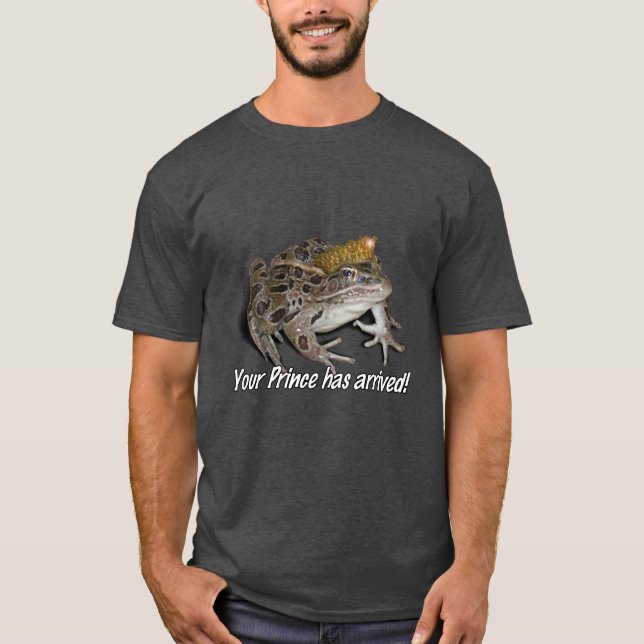 Frog Prince - "Din prins har kommit!" T Shirt (Framsida)