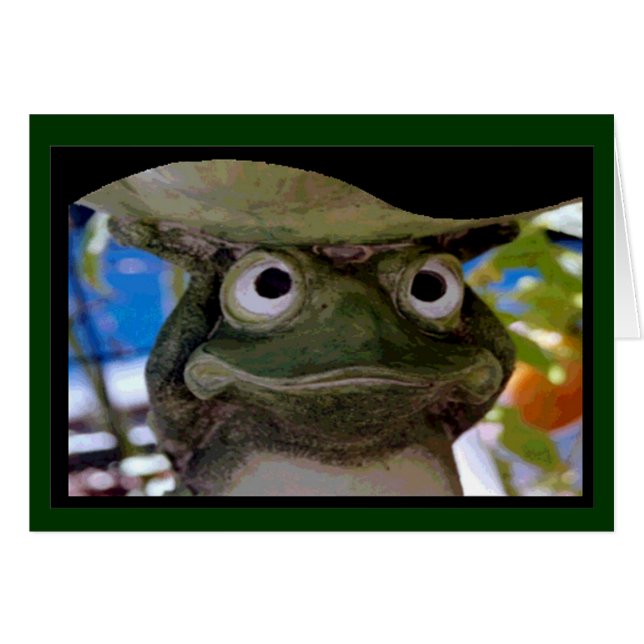 Frog Prince Hälsningskort (Framsidan Horizontal)