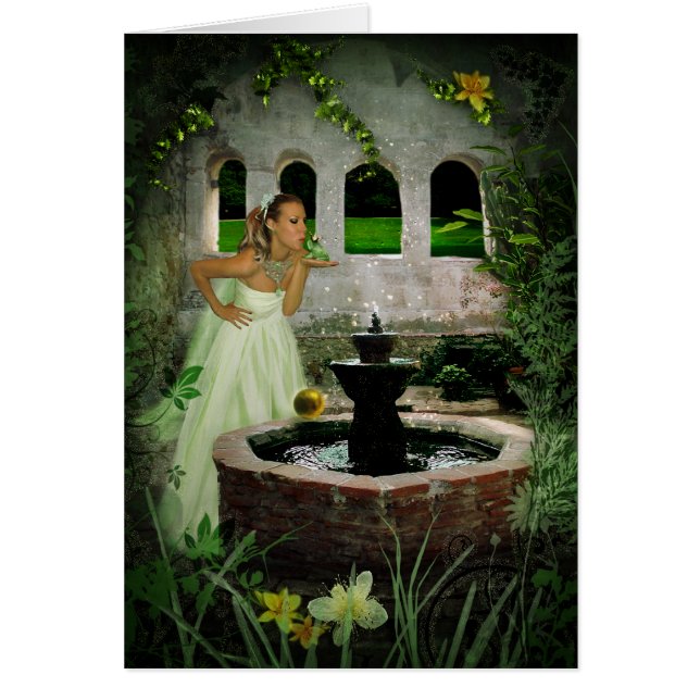 Frog Prince Hälsningskort (Framsidan)