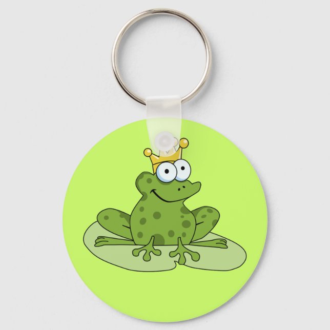 Frog Prince Keychain Nyckelring (Framsida)