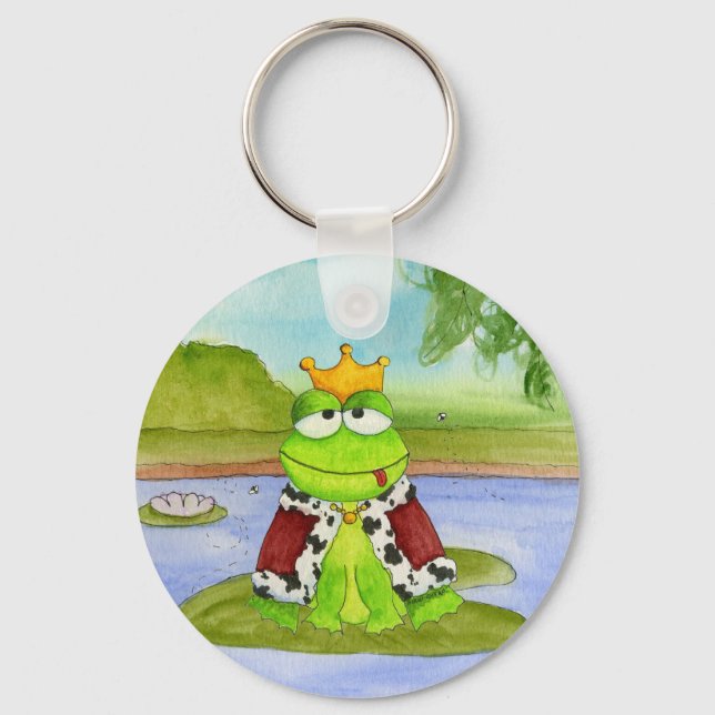 Frog Prince Keychain Nyckelring (Framsida)