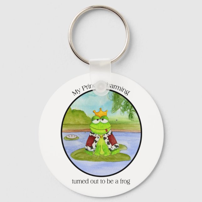 Frog Prince Keychain Nyckelring (Framsida)