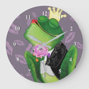 Frog Prince - Kissy Stor Klocka