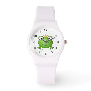 Frog Prince. Lycklig Frog. Armbandsur