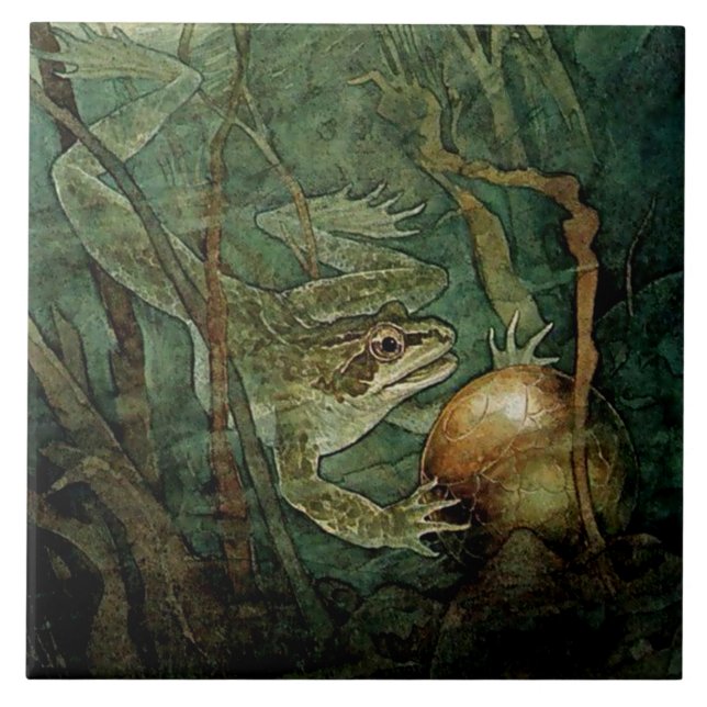 "Frog Prince och Golden Boll" av Edmund Du Kakelplatta (Framsidan)