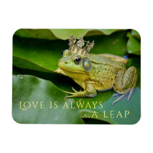 Frog Prince på Lily Pad Magnet